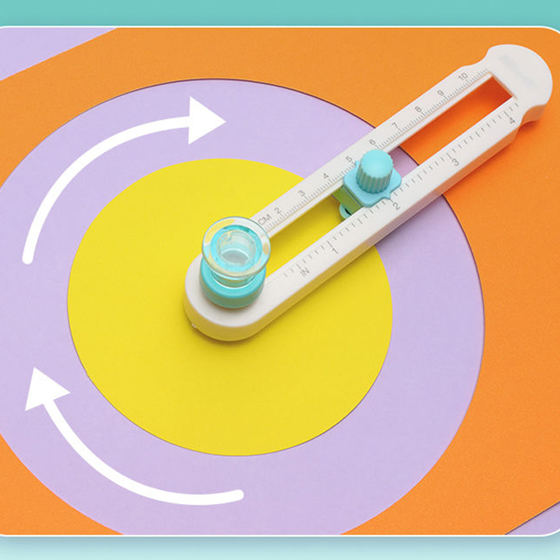 Round Cutting Knife Patchwork Compass Circle Cutter Scrapbooking Cutters Circular Paper