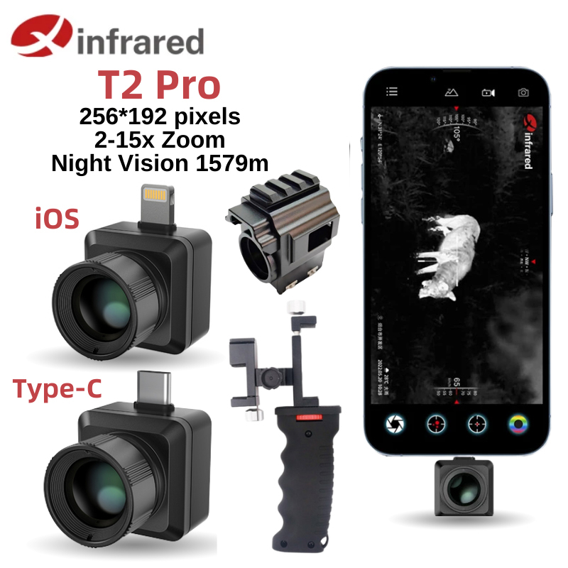 Infiray T2 PRO Infrared Thermal Imager Thermal Camera Night Vision ...