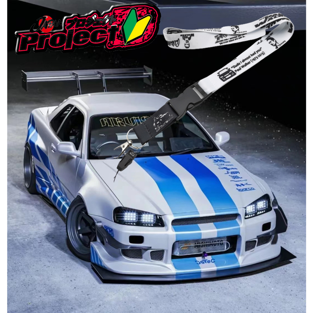 Paul Walker Fans Racing Sport Lanyard Cellphone JDM Refitting Car ...