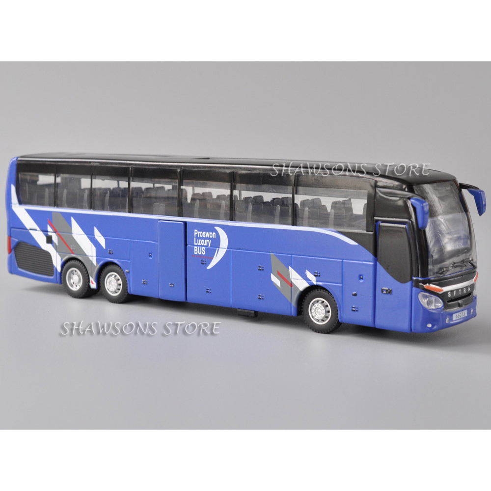 1:32 Scale Diecast Metal Setra Luxury Bus Model Toys Pull Back ...