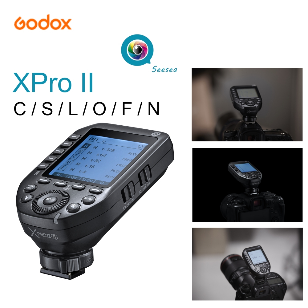 Godox Xpro-S Wireless Flash Trigger For Sony – TTL, HSS Up To 1/8000s, 16 Groups, Large Screen, Custom Functions
