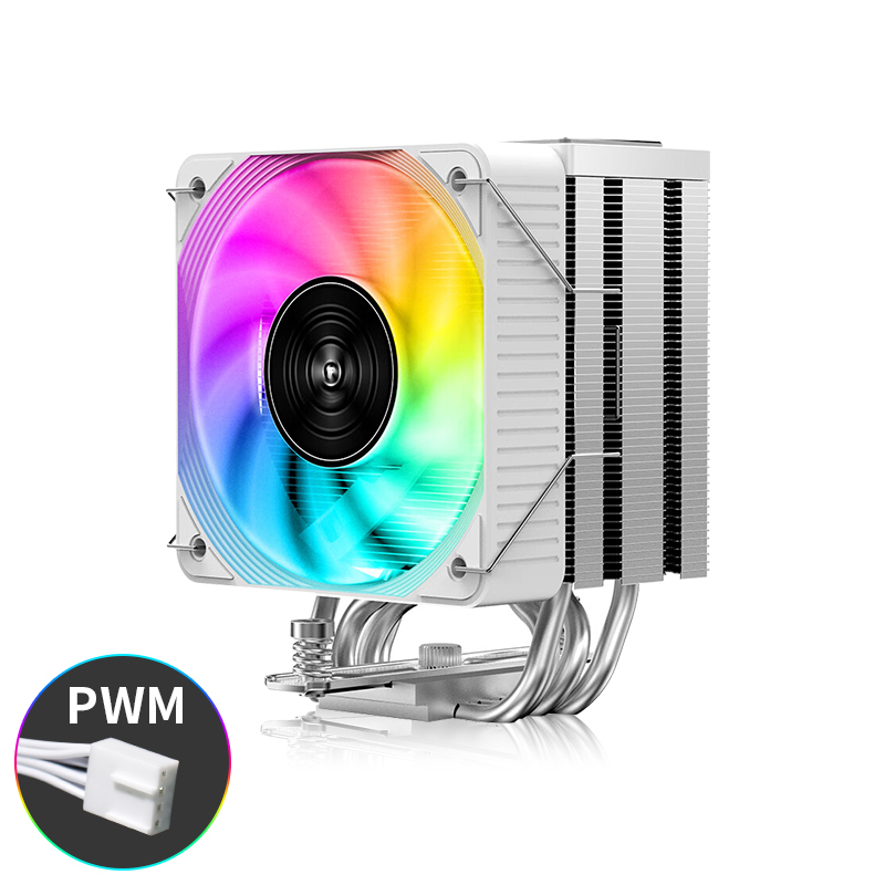 Jiushark Jf100rs Argb Cpu Air Cooler White Black 100mm Cpu Fan Jonsbo