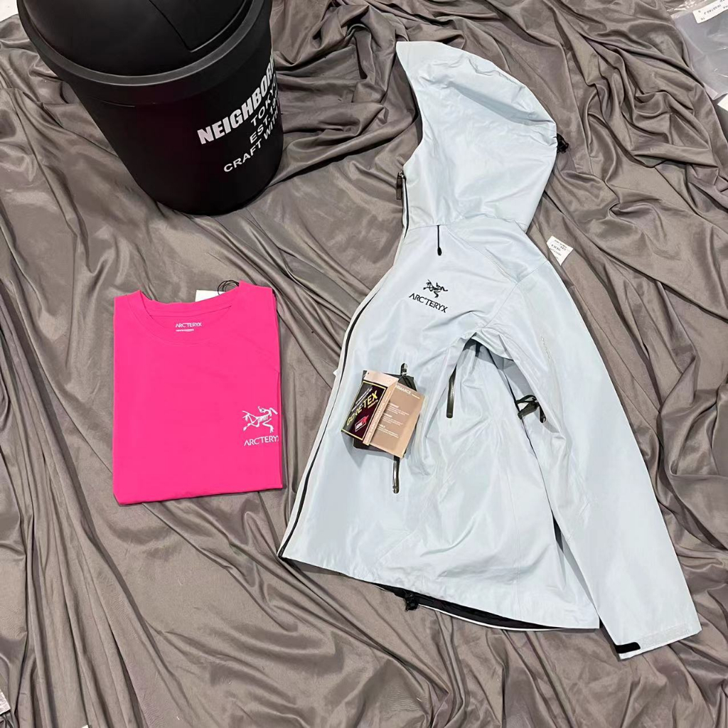 Arc'teryx Archaeopteryx beta Jacket Full Laminated GORETXE Fabric Influencer Ether Blue