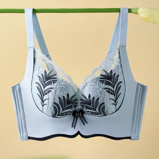 Seamless Lace Women's Bra Small Breasts Look Big Gathering Up Top