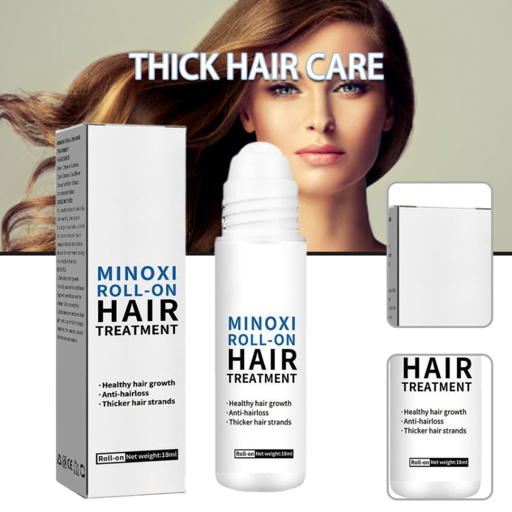 Minoxi Roll-on Hair Treatment Nourishing Scalp Oil Hair Growth Serum ...