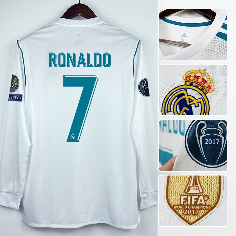 Adidas Men's Real Madrid Third Jersey With Ronaldo #7 2017/18