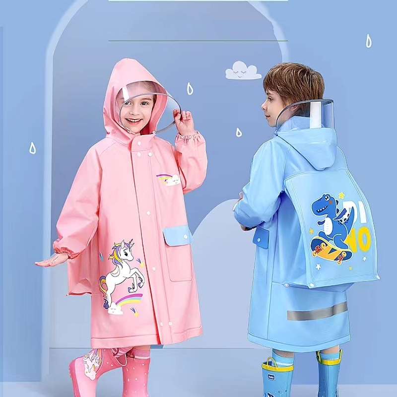 Rain coat kids children Boy girls MANSU big size motorcycle with bag Rain Jacket Raincoat with Hood Lightweight Rain Jacket for Kids Outdoor Windbreaker Jacket Waterproof Coat Shopee Malaysia