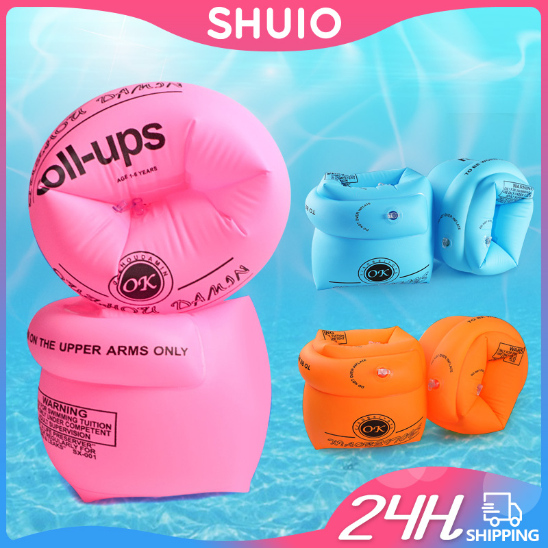 SHUIO PVC Adult Arm Floater Swimming Arm Ring Kids Inflatable Arm Ring