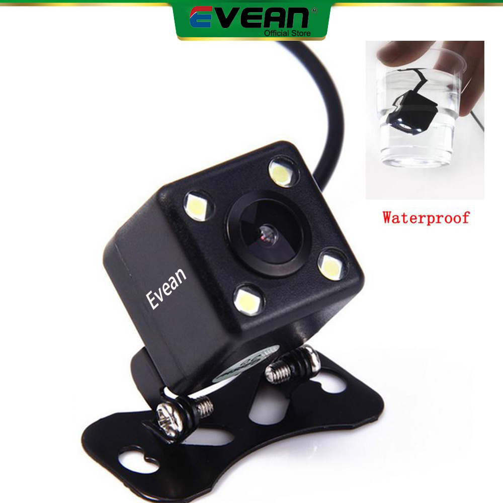 Evean Car Rear View Backup Reverse Camera CCD Waterproof 4 LED Night