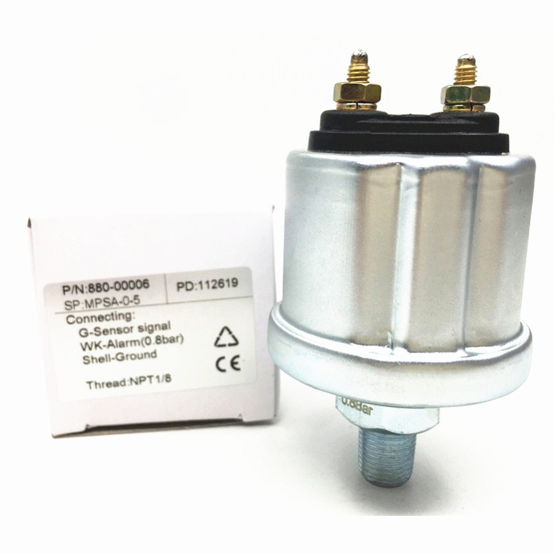 Auto Mechanical Oil Pressure Sensors M10X1 NPT1/8 Boat Use Pressure