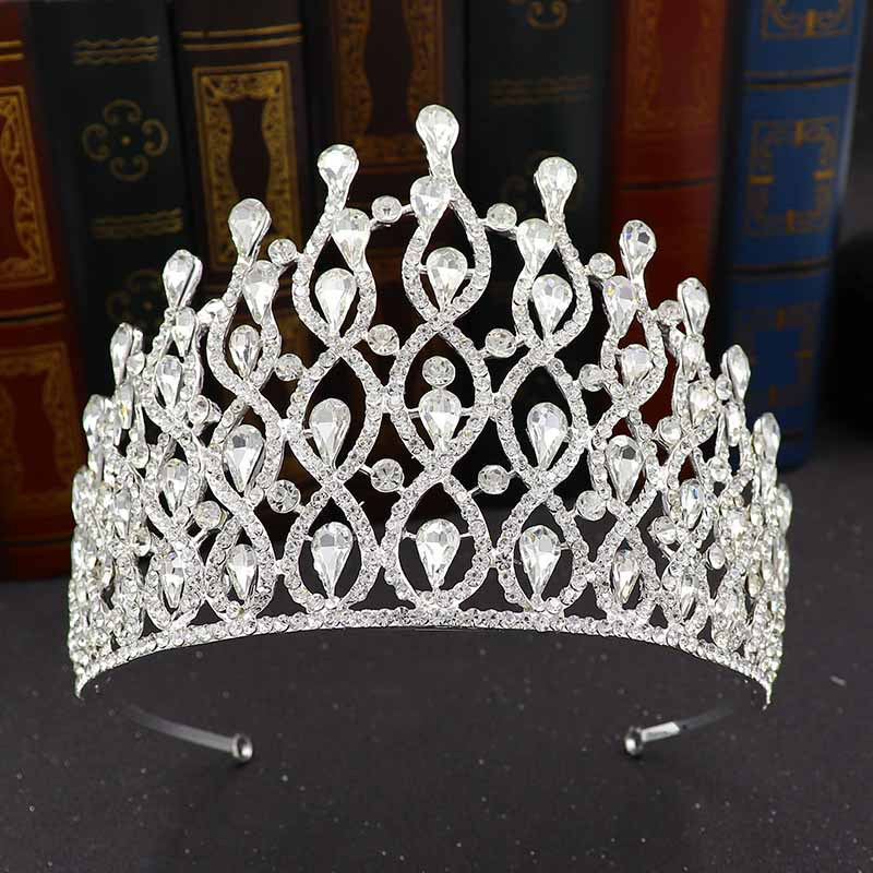 Levery Wedding Crown With Hair Pins Woman Hair Accessories Crystal ...
