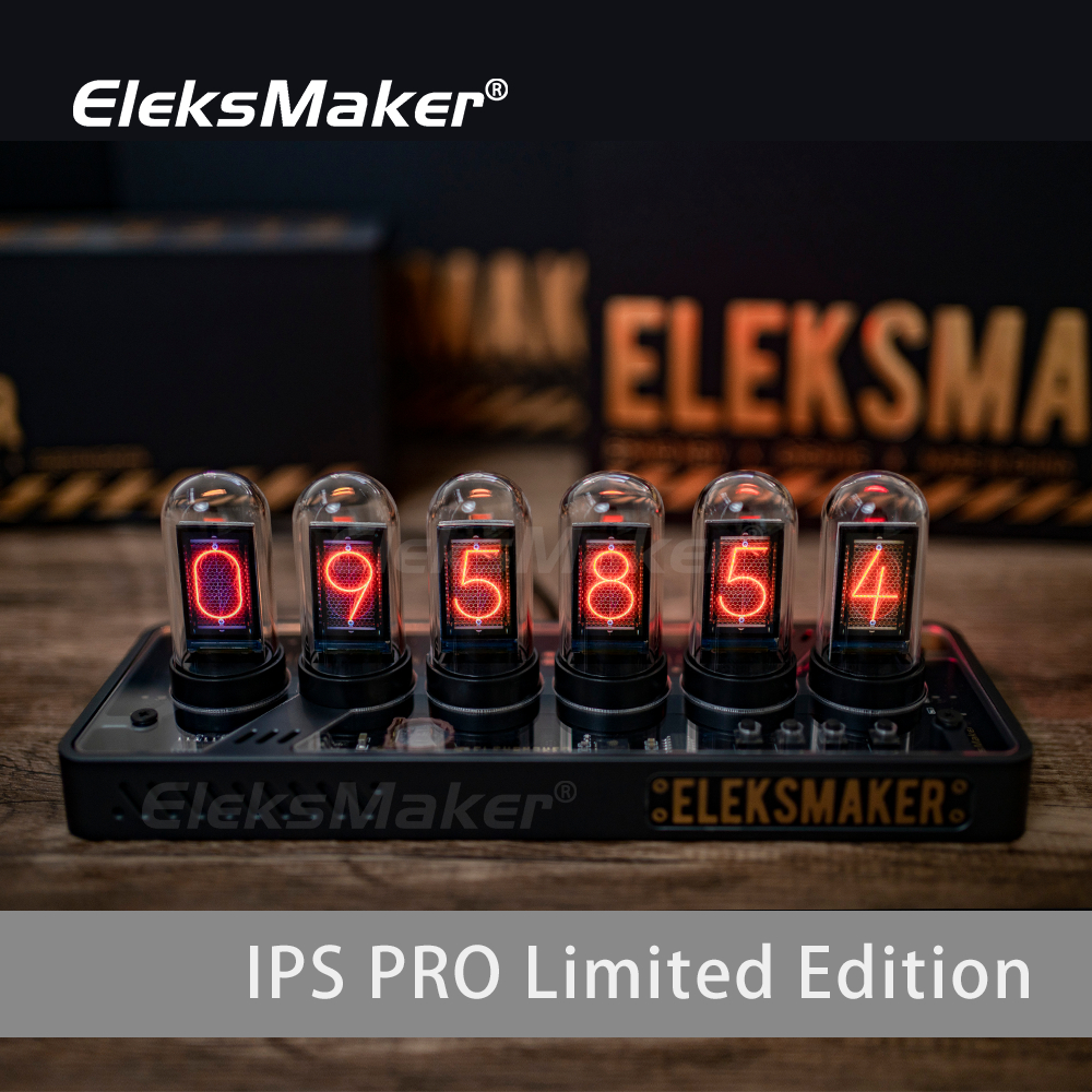 ⭐⭐⭐EleksMaker EleksTube IPS PRO Digital Clock Decoration Desk Home 6 ...