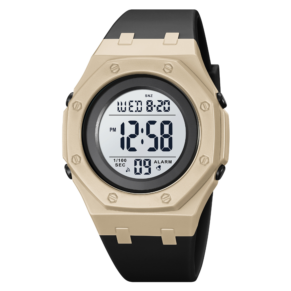 SKMEI Men's LED Digital Fashion Watch TPU Strap Waterproof Sport