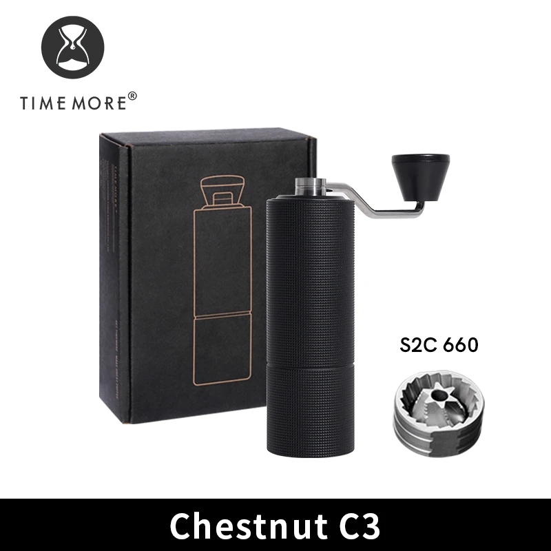 TIMEMORE Chestnut C3/C2 Manual Coffee Grinder S2C Burr Inside High