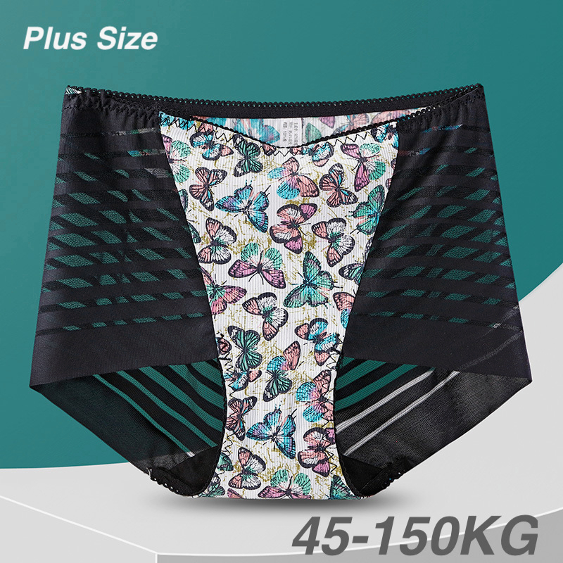 (4XL,45150KG) Super Plus Size Women Panties for Ladies 11Colors High
