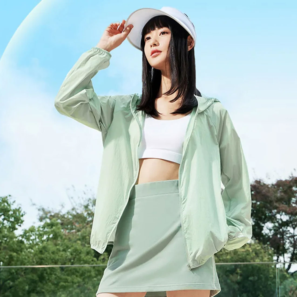 Sun Protection Jacket Hooded Women's Ice Silk Clothing Antiultraviolet