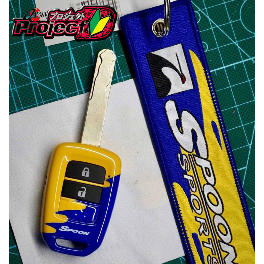 JDM SPOON SPORTS Keychain Embroidered Nylon Woven Personality Fashion ...