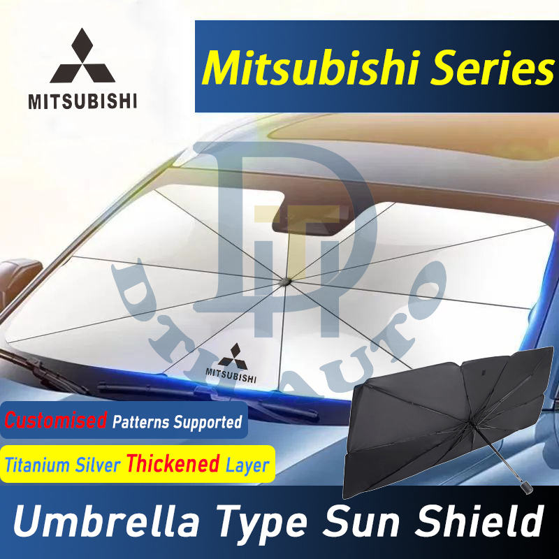 [Custom Patterns Available] Car Sunshade Umbrella Windshield Sun Shade