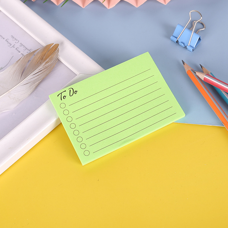 50 Sheets Memo Pads Note Paper Horizontal Line To Do List Check List ...