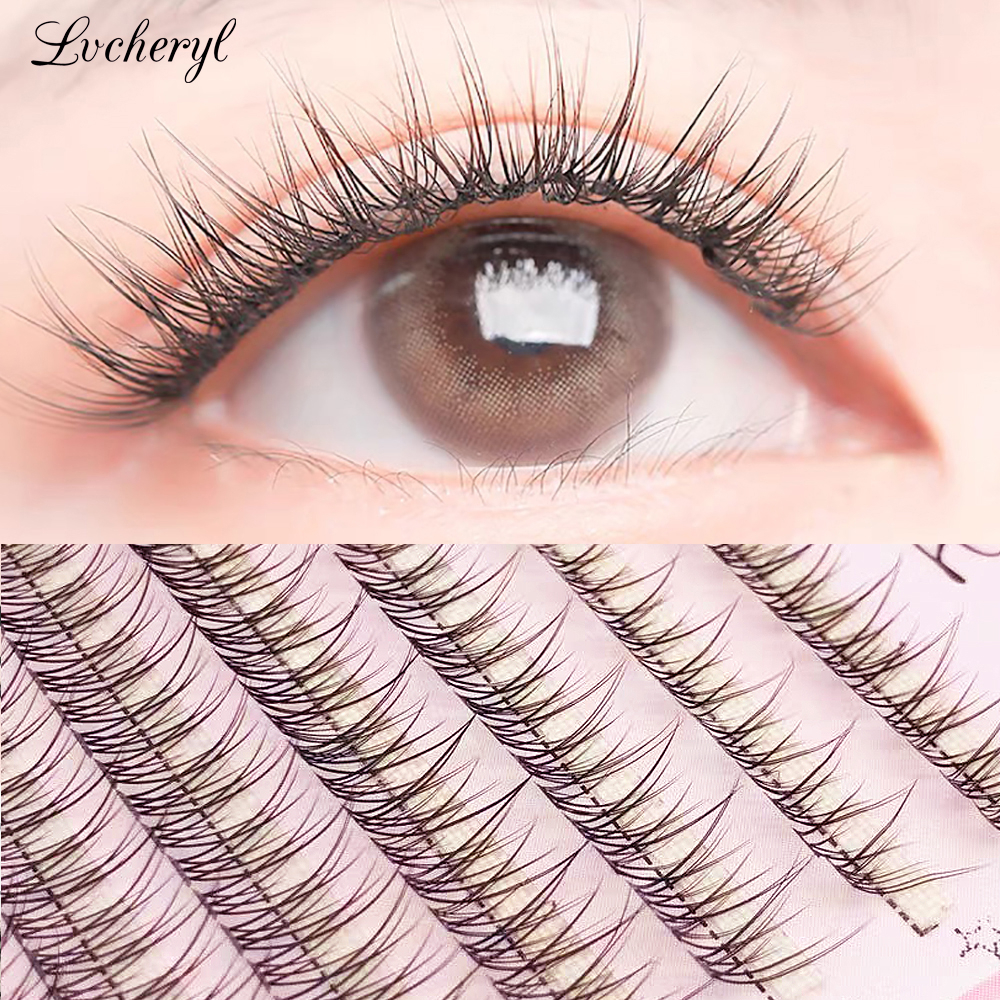 60clusters 50d/cluster 15mm Thickness 0.07 C/d/dd Curl Grafting Eyelashes