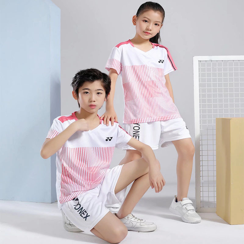 Summer New Yonex Children's Badminton Club Match Jersey Short Sleeve ...