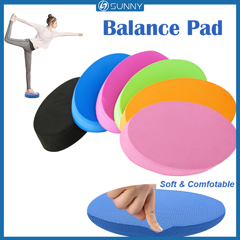 TPE Haute Densité Imperméable 45x40x2 Cm Exercise Balance Pad, Non-Slip Yoga Mat Trainer, High-Density Support Pour Genoux Et Chevilles