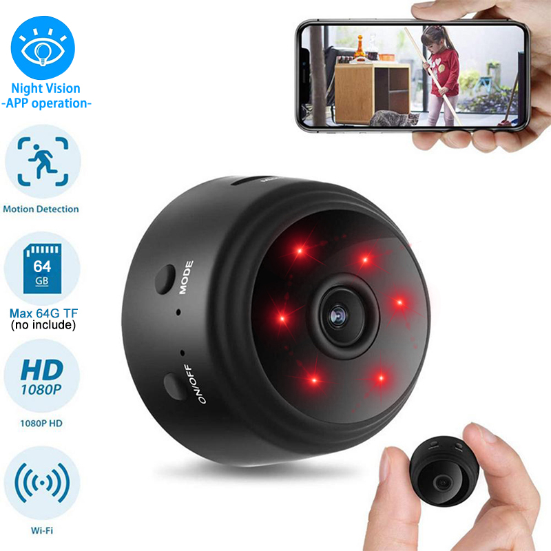 SKSTECH Mini Camera Original 1080P IP Camera Smart Battery Security ...