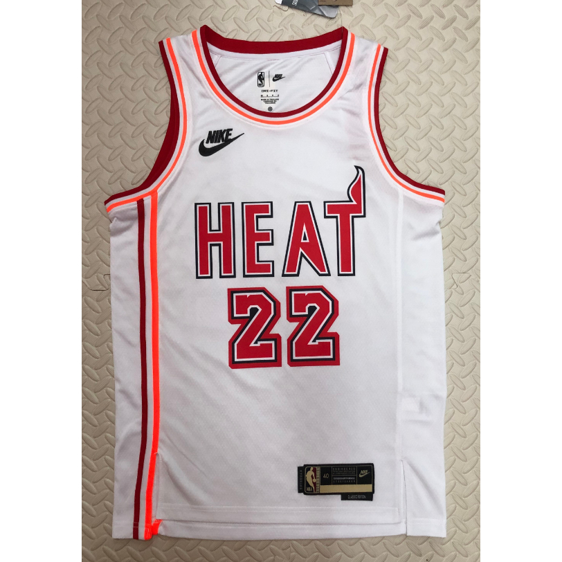 【hot pressed】2023 nba jersey Miami Heat No. 22 Butler retro white