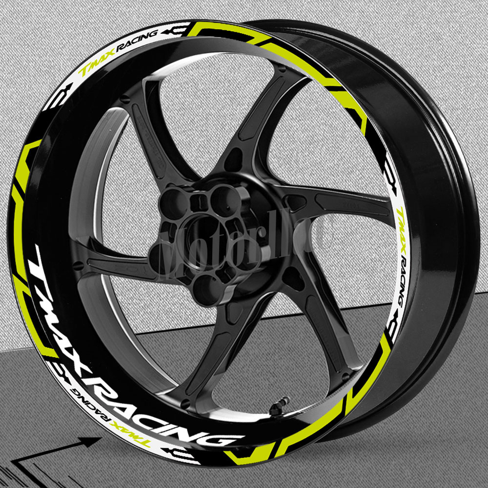 Kit Adesivi Per Cerchi Yamaha T-Max 500 530 560 – Strisce E Stickers Made In Italy