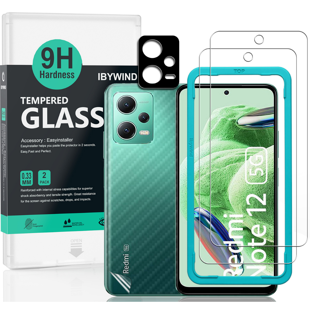 Ibywind For Xiaomi Redmi Note 12 5G Screen Protector(Pack of