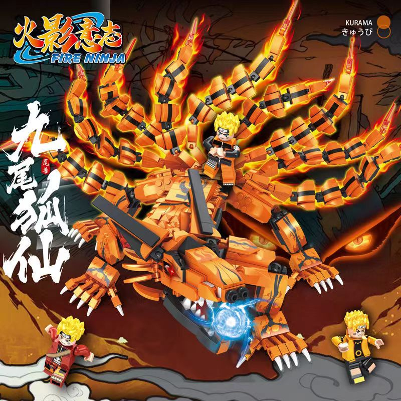 Tailed Fox Lego Naruto Kurama Naruto Nine-Tailed Fox Fairy Wars