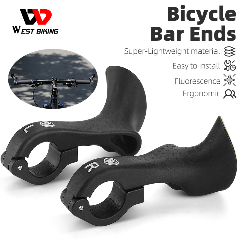 WEST BIKING Bicycle Bar Ends SuperLightweight Material Bar Ends Bike