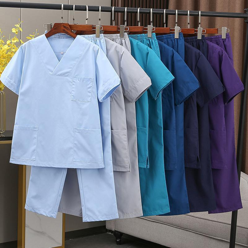 [VSHELL]Free name Scrub Suit Clothes medical suits for women Short ...