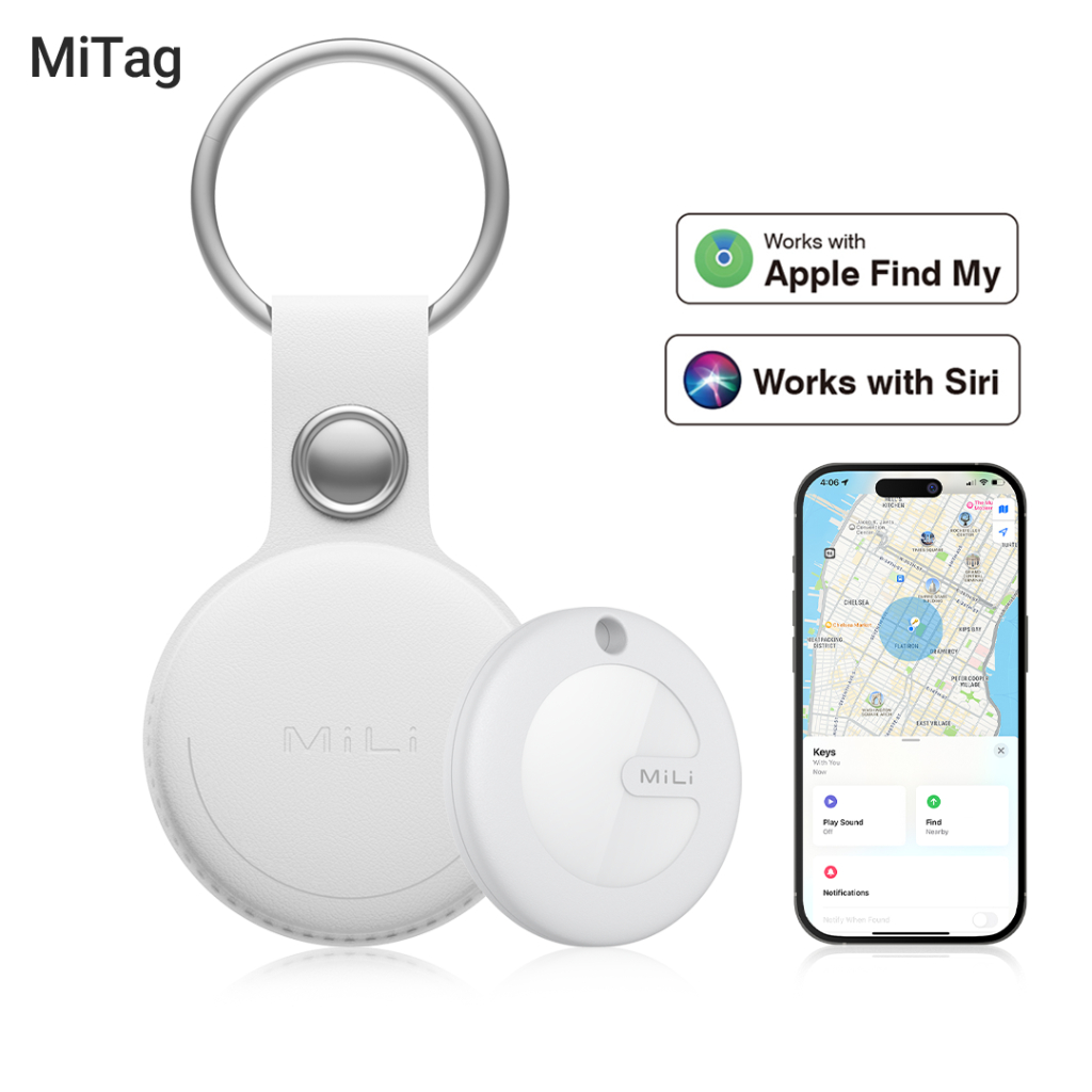 Mi/Tag Bluetooth Tracker,Keys Finder and Pet Locator for Keys, Bags and