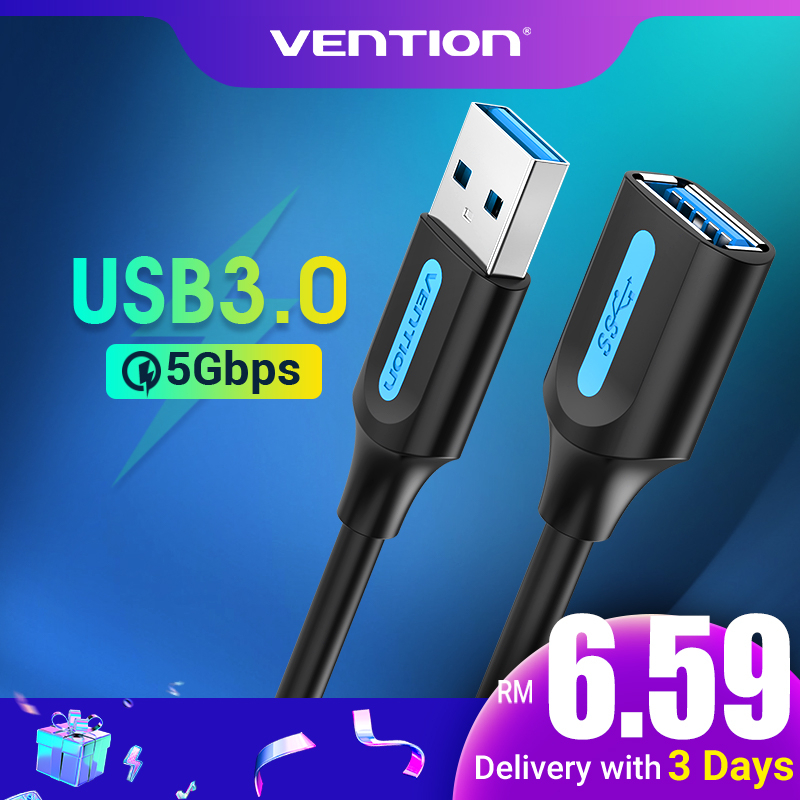 Vention USB 3.0 Extension Cable USB 2.0 to Extender Data Cord Super