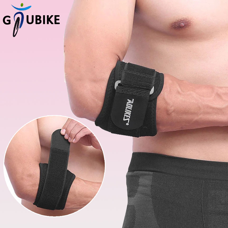 GTUBIKE Adjustable Tennis Elbow Support Pads Golfer's Strap Elbow