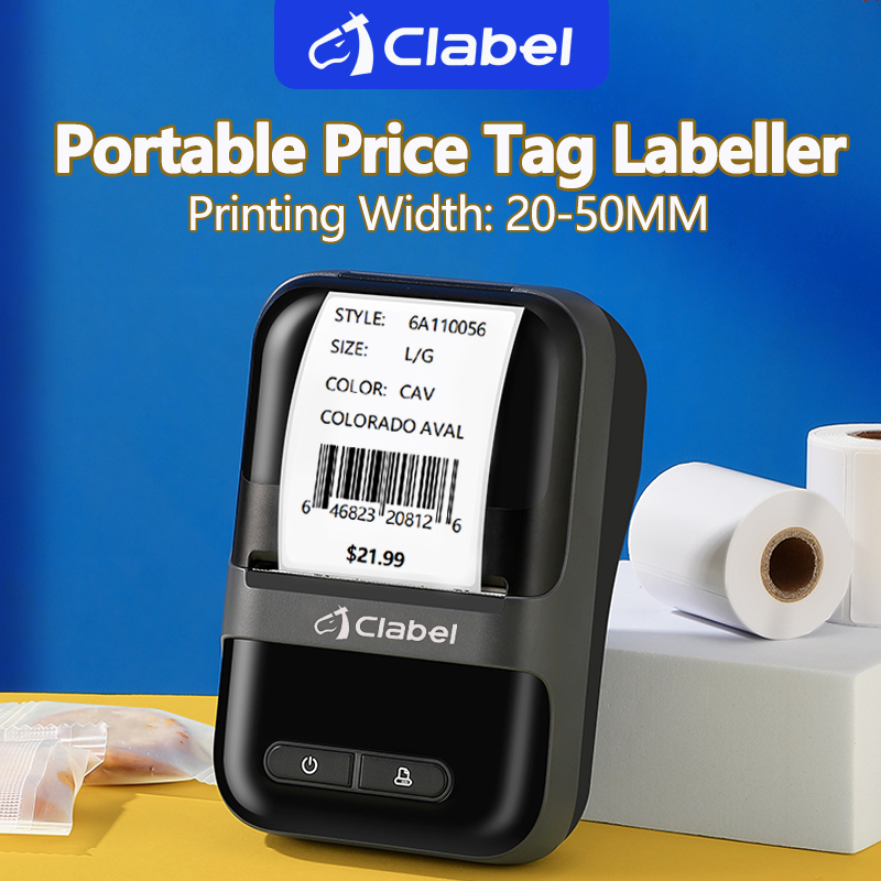 CLABEL 220B Black Label Printer Bluetooth Portable Price Tag Label