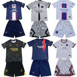 Kid's MBAPPÉ #7 PSG Third Away Soccer Jersey Kit(Jersey+Shorts+Socks)  2022/23