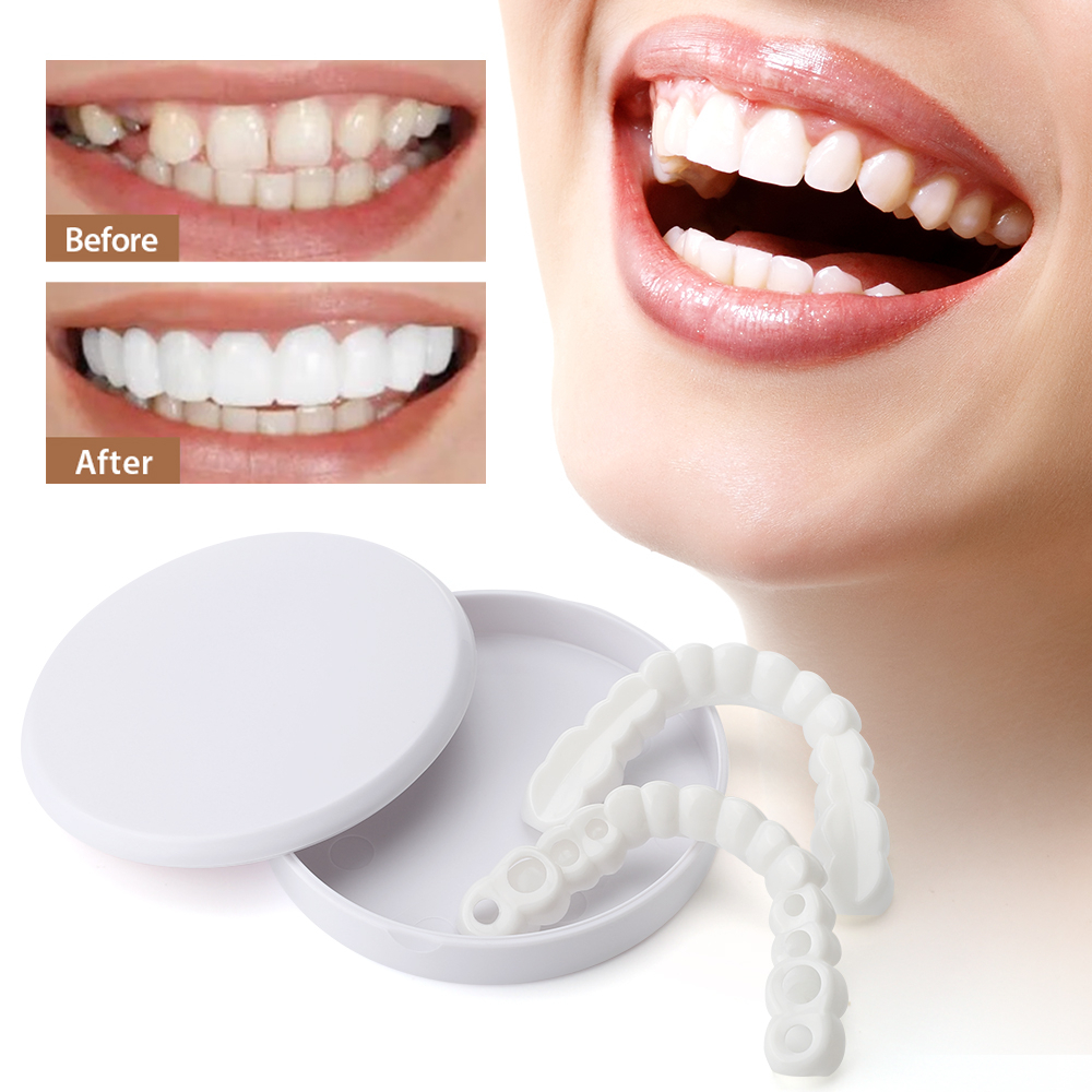 Ready Stock gigi palsu Fake Tooth Kit Perfect Smile Denture Fit Flex ...