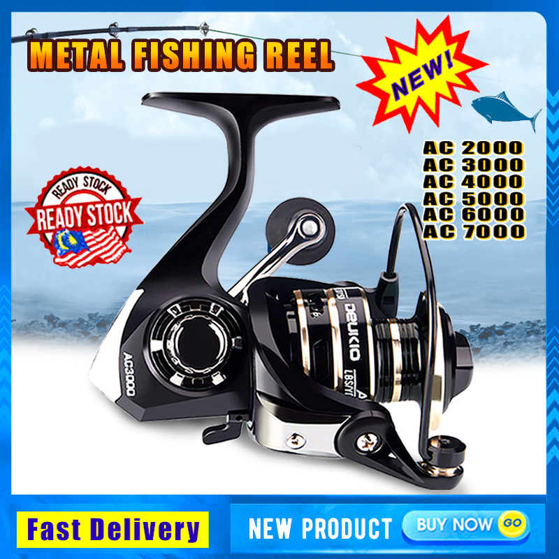 MeterMall He500-7000 Full Metal Fishing Reel Powerful Ultra-smooth Long