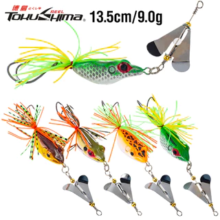 1PCS Fishing Lure With Propeller Large Noise Isca Frogs Lure