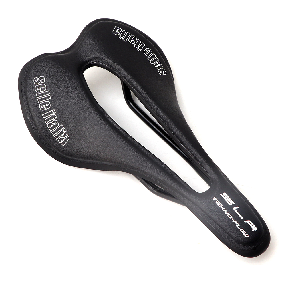 Selle Italia SLR 145mm Wide MTB Bicycle Saddle Hollow Soft PU Leather