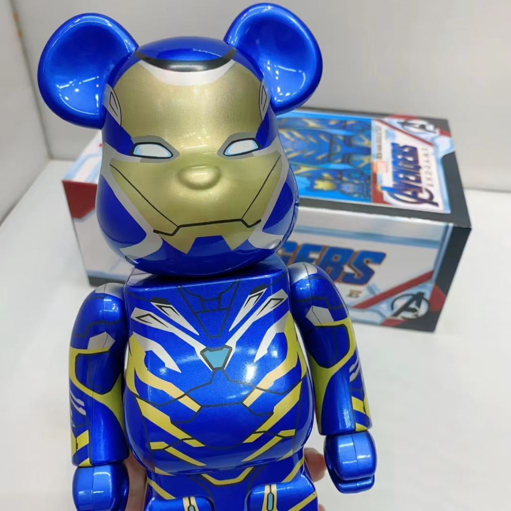 Bearbrick - Iron Man MARK XXX Blue Steel Marvel Iron Man Complete Set 400%  Gear Joint Gear Sound be@rbrick Fashion Anime Action Figures Collection  Gift | Shopee Malaysia