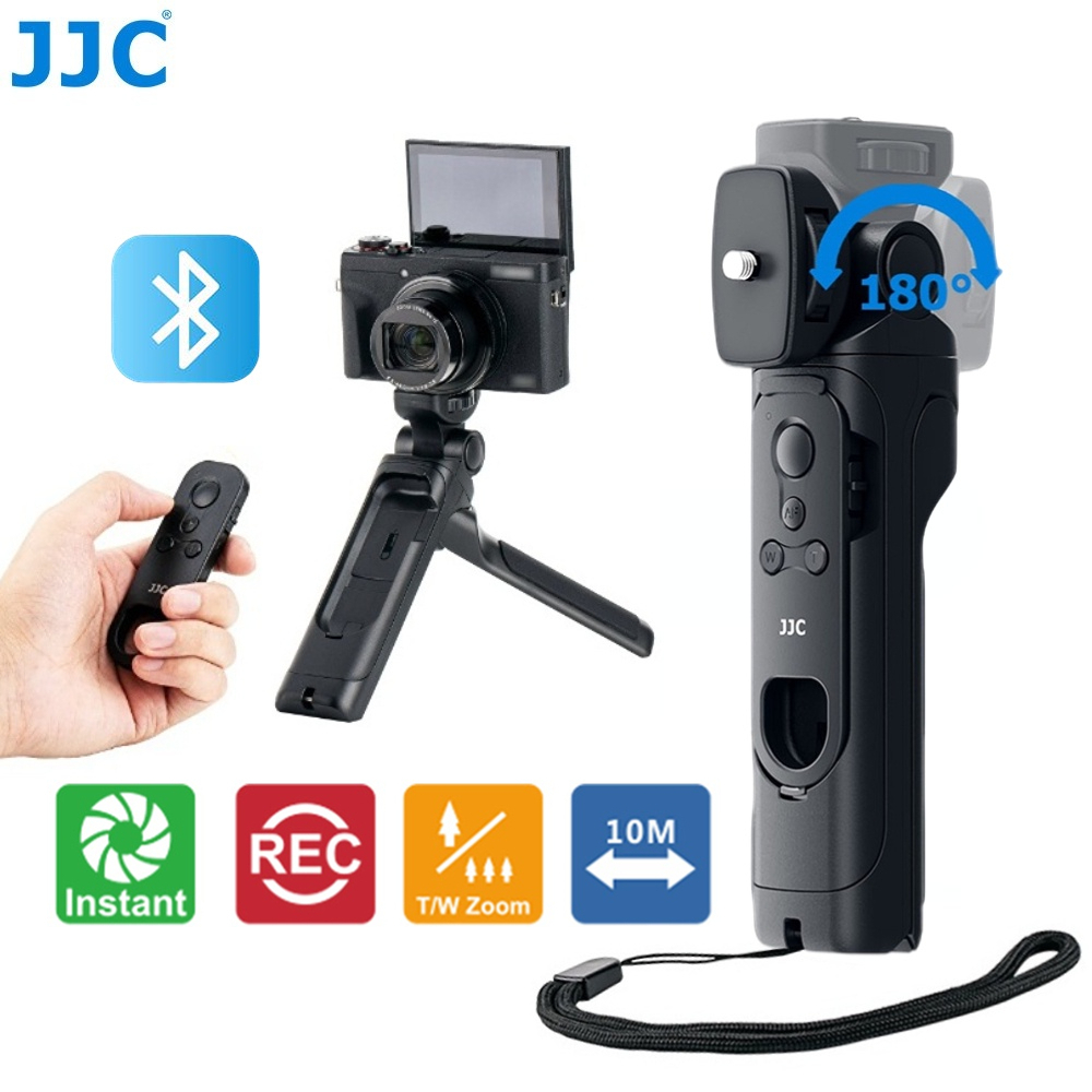 JJC Bluetooth Wireless Remote Control Shooting Grip & Mini Tripod for