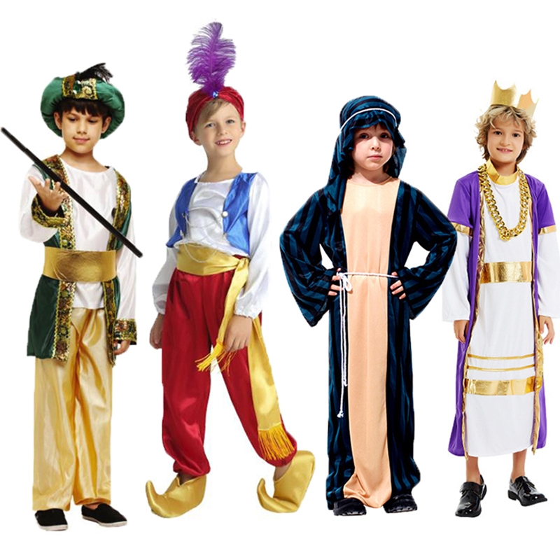 Children's Costumes Arab Prince Dress Up Performance Kids Masquerade ...