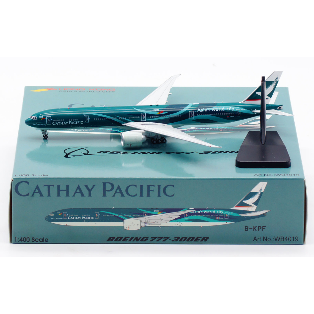 WB4019 Alloy Collectible Plane Gift Aviation 1:400 CATHAY PACIFIC ...