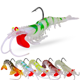 Soft Fishing Luminous Shrimp Lure 7cm 12g Live Shrimp Soft Plastic