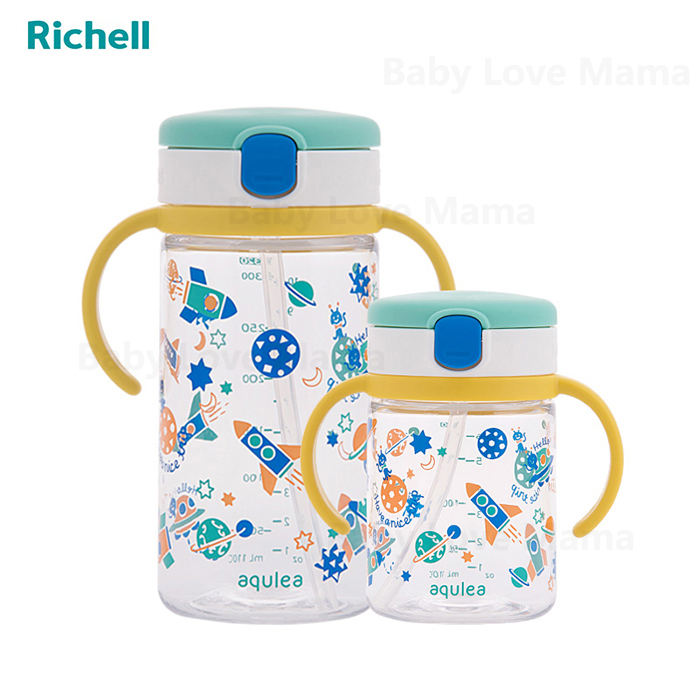 Richell Rocket Version Bottle Mug Cup Baby Water Bottle With