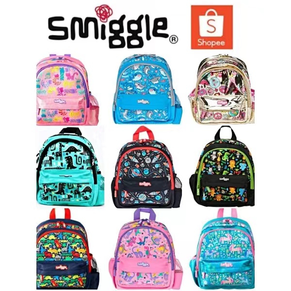 Smiggle Junior teeny backpack preschool School bag Shopee Malaysia