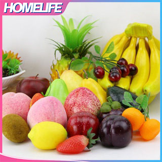 Variety Artificial Fruits Plastic Fake Fruit Kitchen Table DIY Home ...